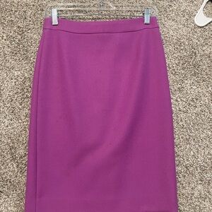J. Crew Vibrant Purple Pencil Skirt